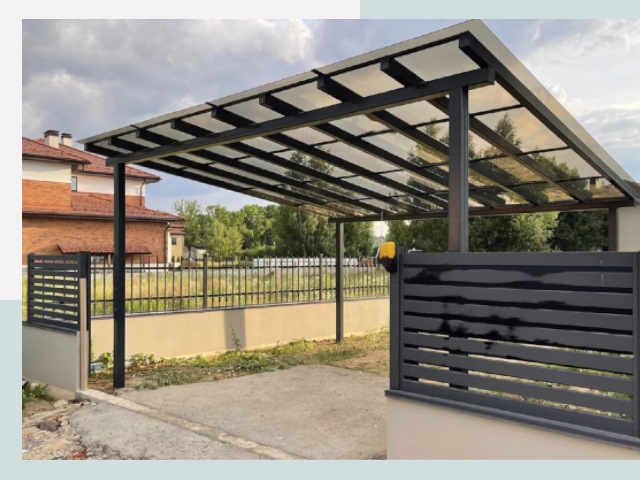 Металлические навесы в Махачкала от 621 руб. за м²