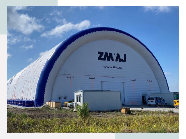 Брендирование ангаров в Махачкале