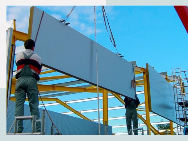 Монтаж сэндвич-панелей в Махачкале от 621 руб.