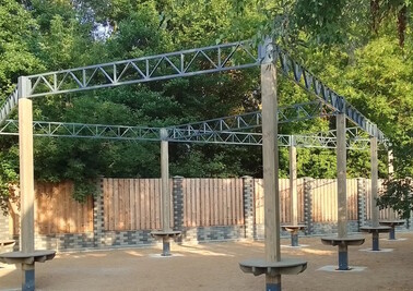 Терраса из металлоконструкций под ключ, проектирование, изготовление и монтаж от СтальСтрой-Мхч